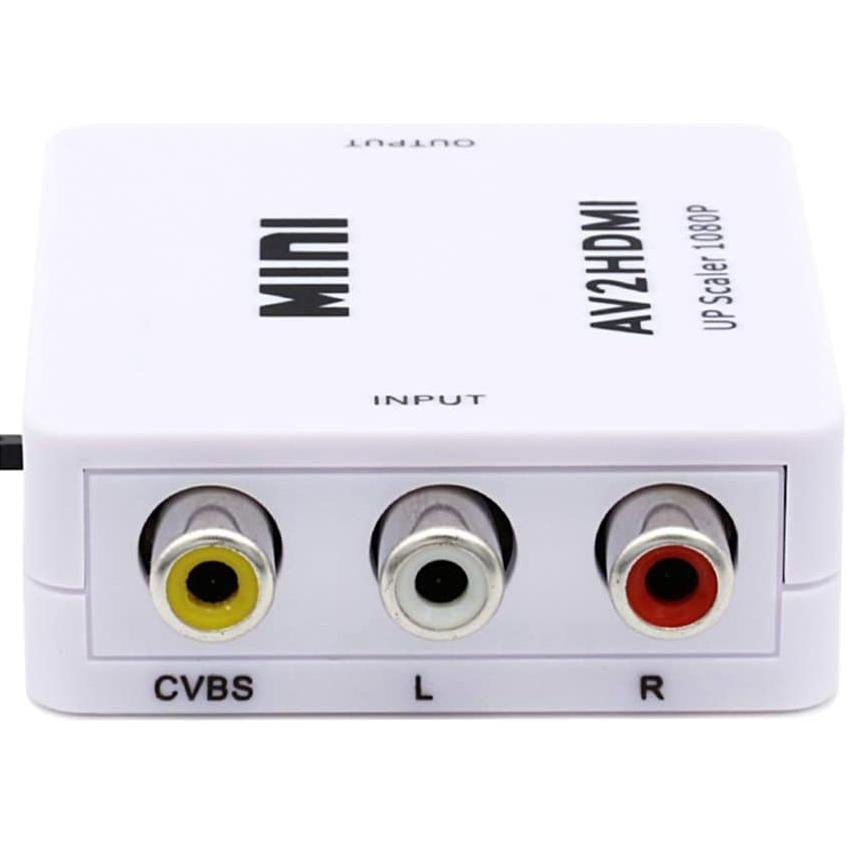 ABLEWE 1080P Mini RCA Composite CVBS Video Audio Converter Adapter Image 2