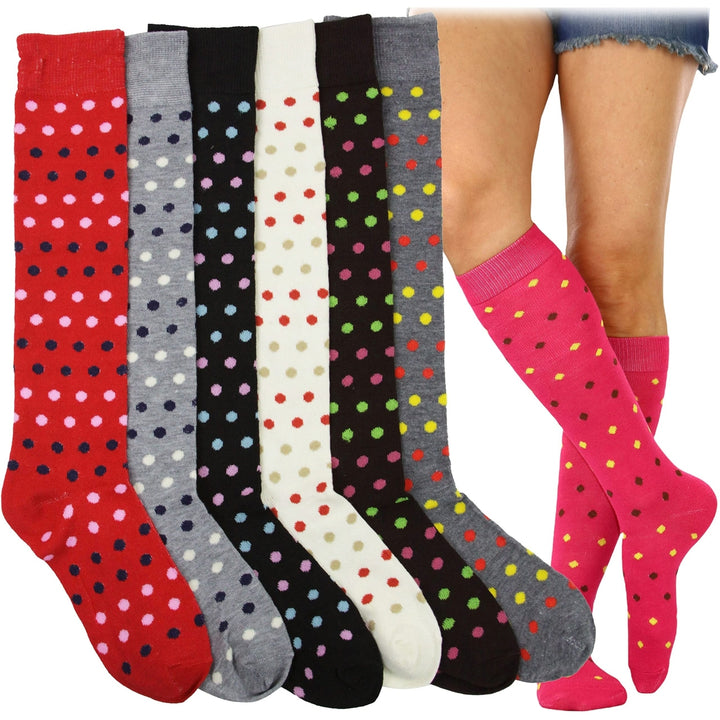 6-Pack: ToBeInStyle Womens Knee High Socks Image 4