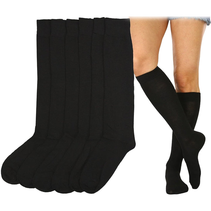 6-Pack: ToBeInStyle Womens Knee High Socks Image 9