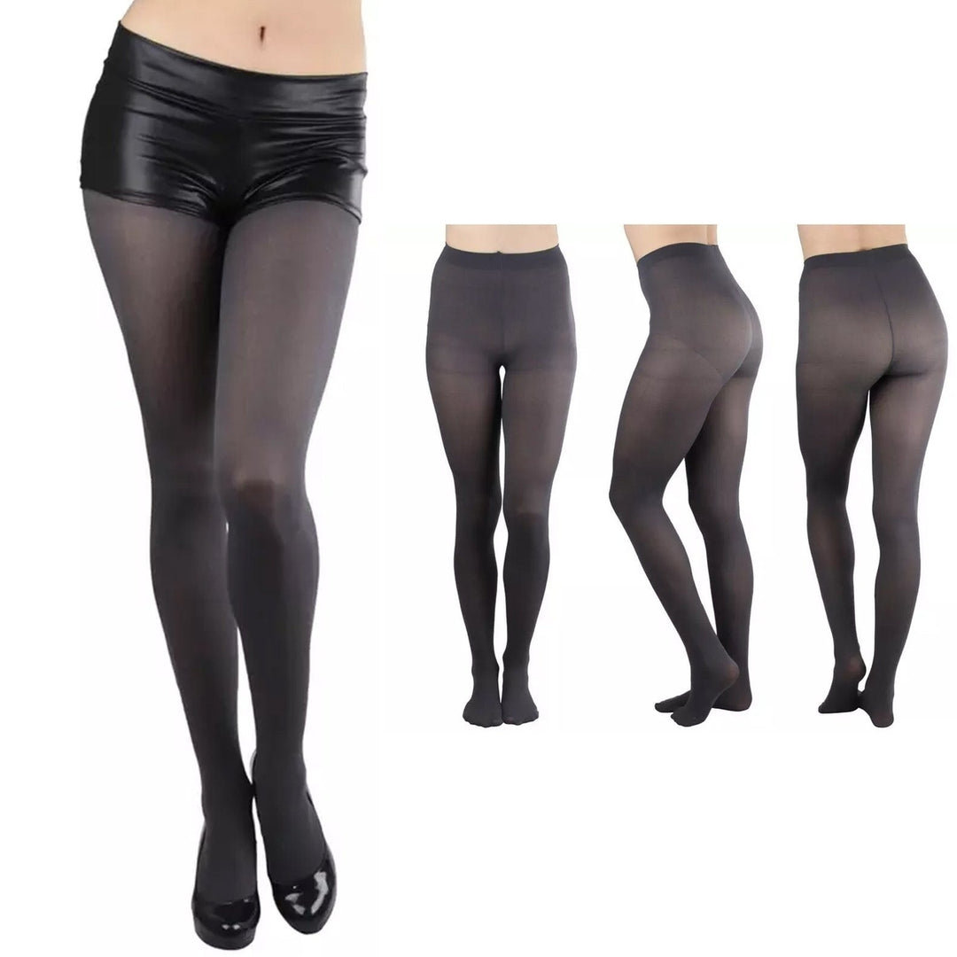 6-Pack: Womens Basic or Vibrant Semi Opaque Pantyhose Image 9