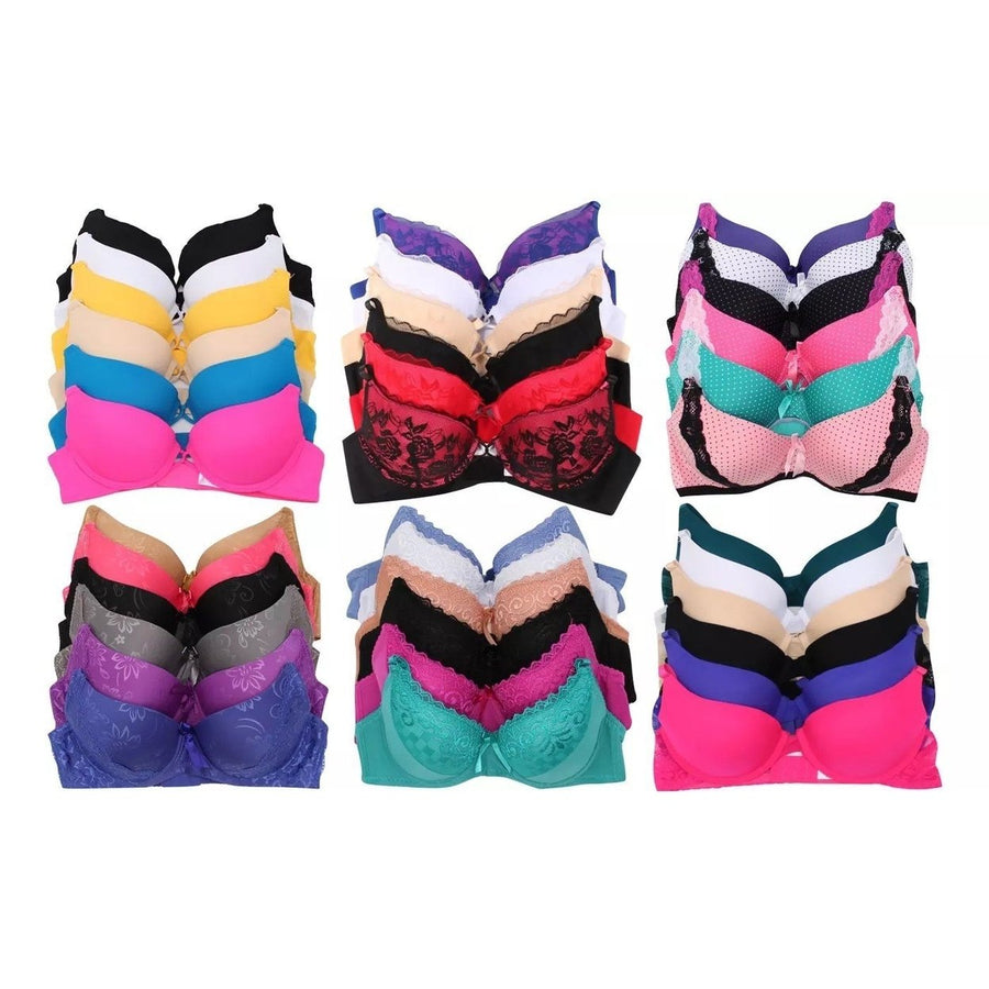 6-Pack: Womens Bra Mystery Deal in A to DD Cups Image 1