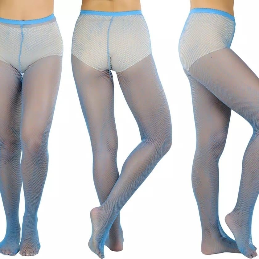 6-Pack: Womens Assorted Fishnet Sheer Microfiber Net Pantyhose Image 4