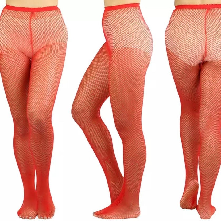 6-Pack: Womens Assorted Fishnet Sheer Microfiber Net Pantyhose Image 10