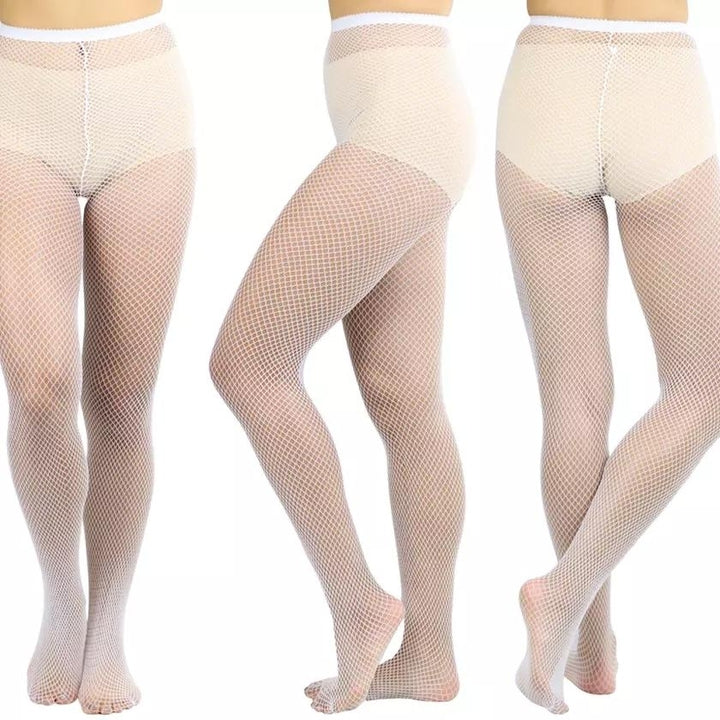 6-Pack: Womens Assorted Fishnet Sheer Microfiber Net Pantyhose Image 11