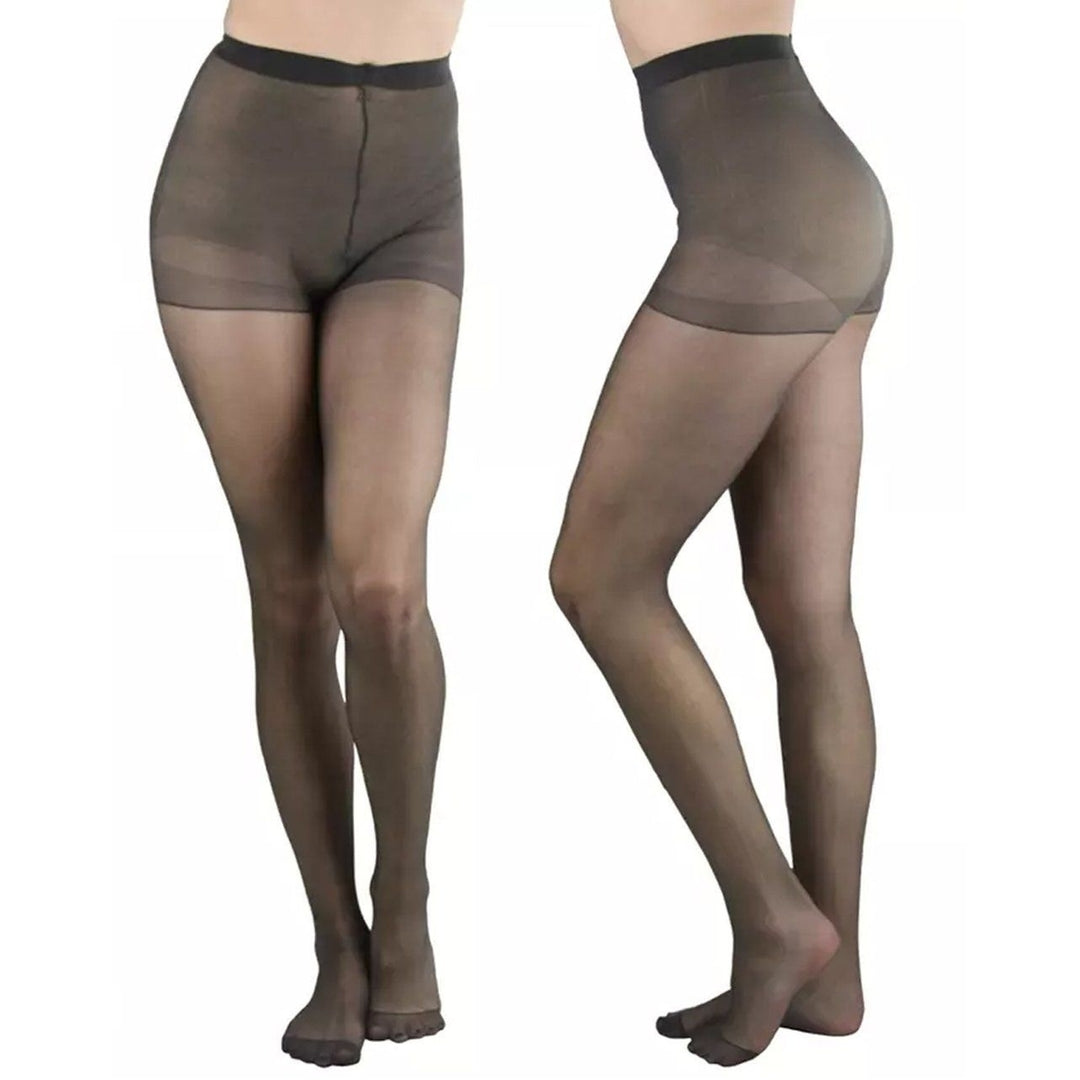 6-Pack: Womens Solid Color Basic Sheer Pantyhose Image 7