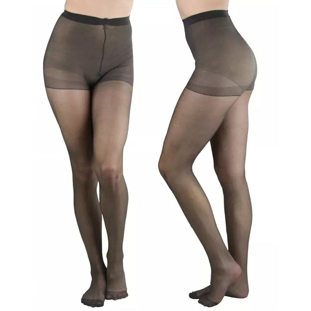 6-Pack: Womens Solid Color Basic Sheer Pantyhose Image 1