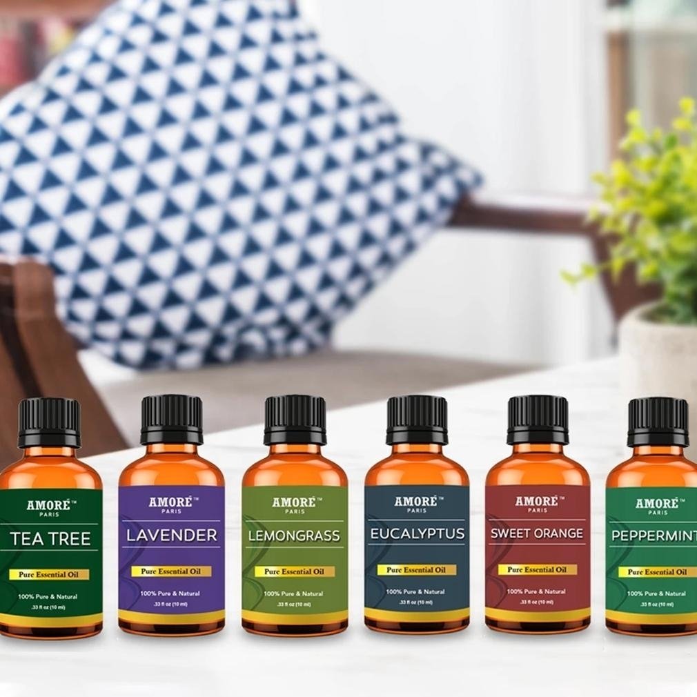 6-Piece: Aromatherapy Therapeutic Grade Essential Oils Gift Set Image 1