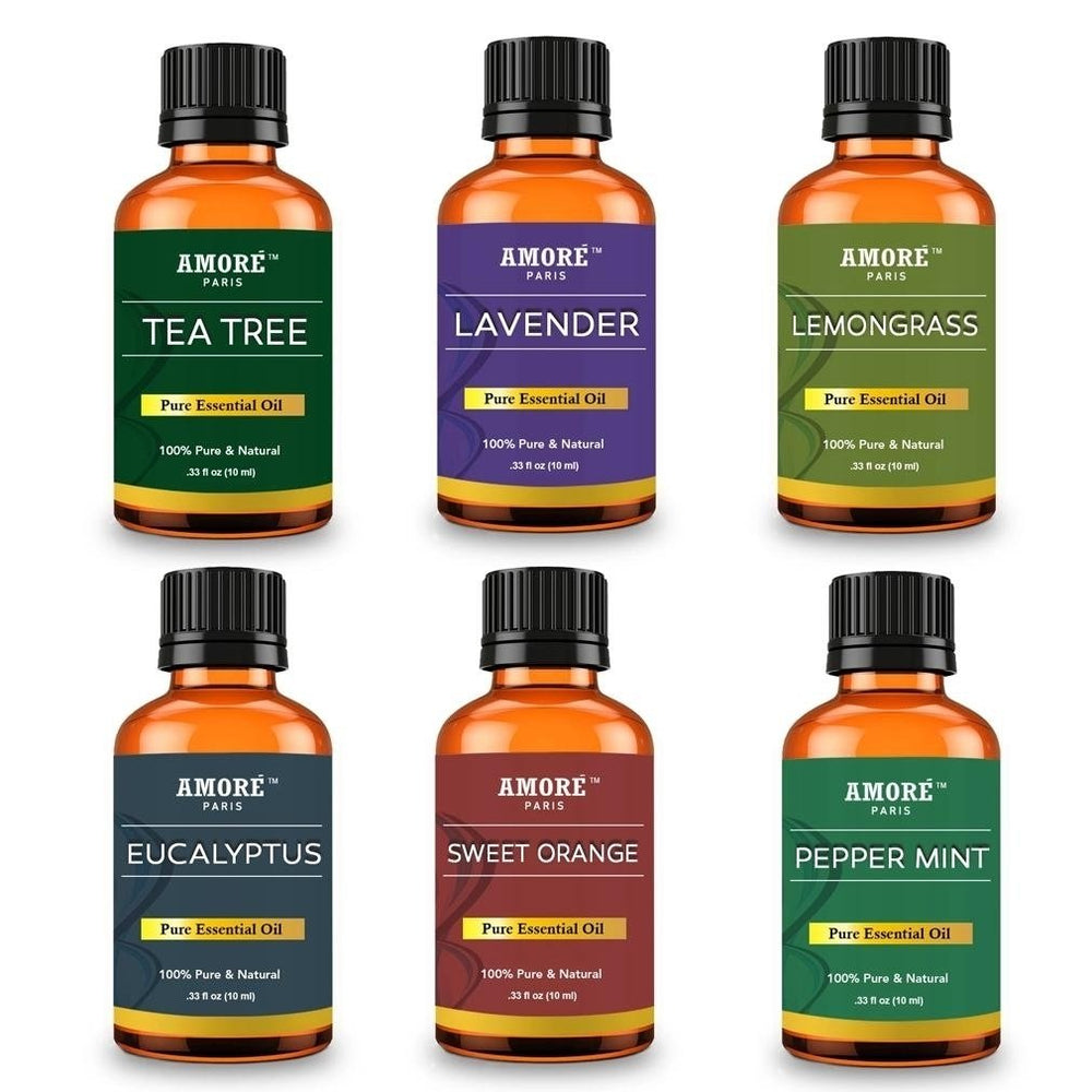 6-Piece: Aromatherapy Therapeutic Grade Essential Oils Gift Set Image 2