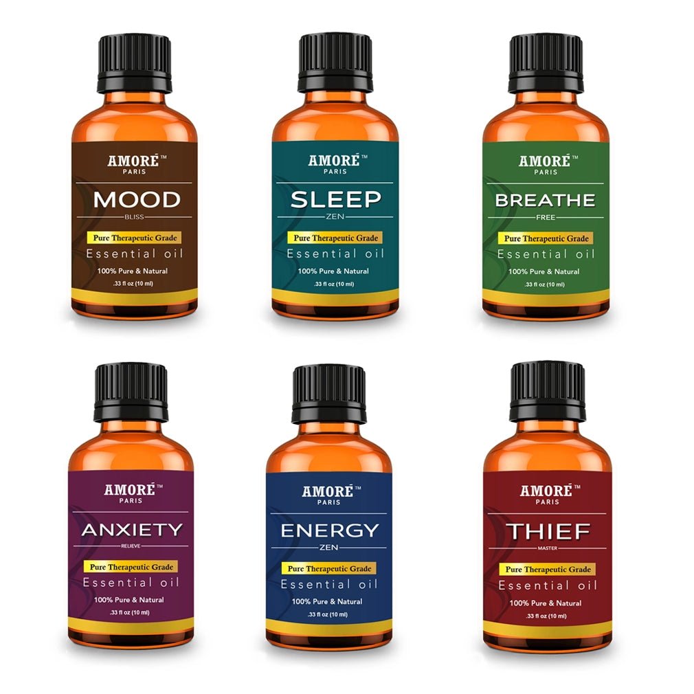 6-Piece: Aromatherapy Therapeutic Grade Essential Oils Gift Set Image 3