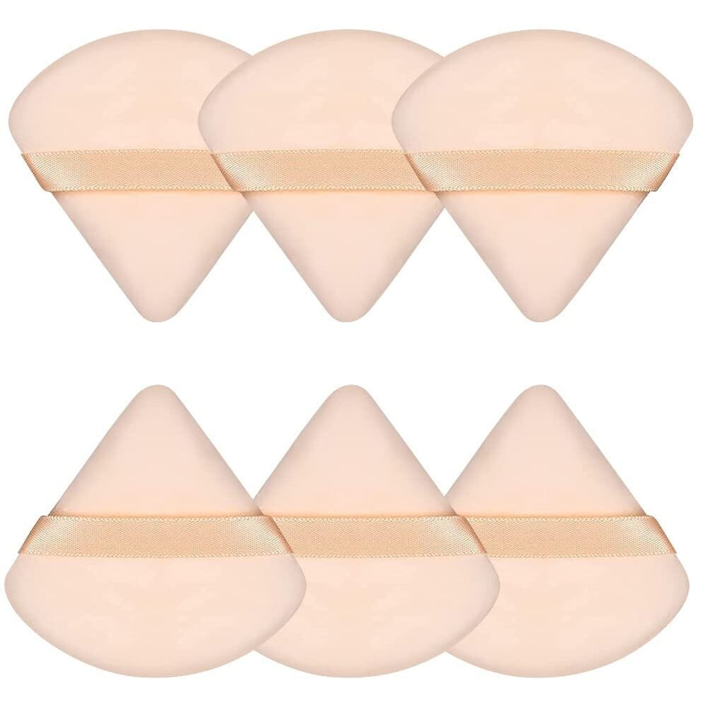 6-Piece: Face Soft Triangle Powder Puff Image 2