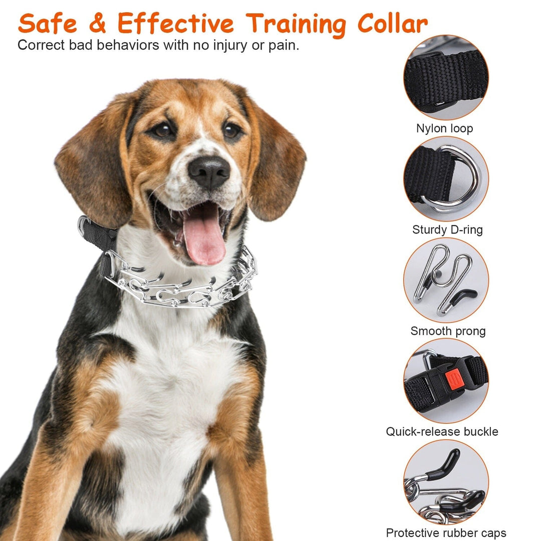 Adjustable Dog Choke Collar Training Chain Image 8