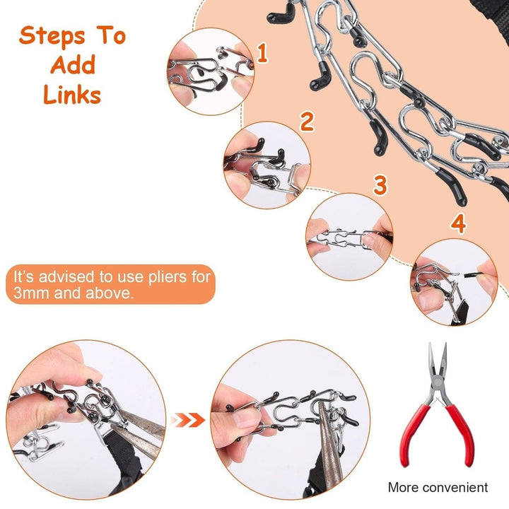 Adjustable Dog Choke Collar Training Chain Image 9