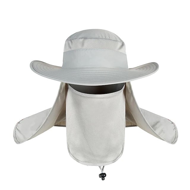 Adult Wide Brim Sun Hat with Neck Face Flap Cover Image 3