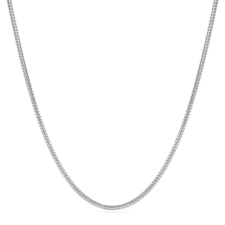 925 Sterling Silver Italian Solid 2.5mm Cuban Curb Link Chain Image 1