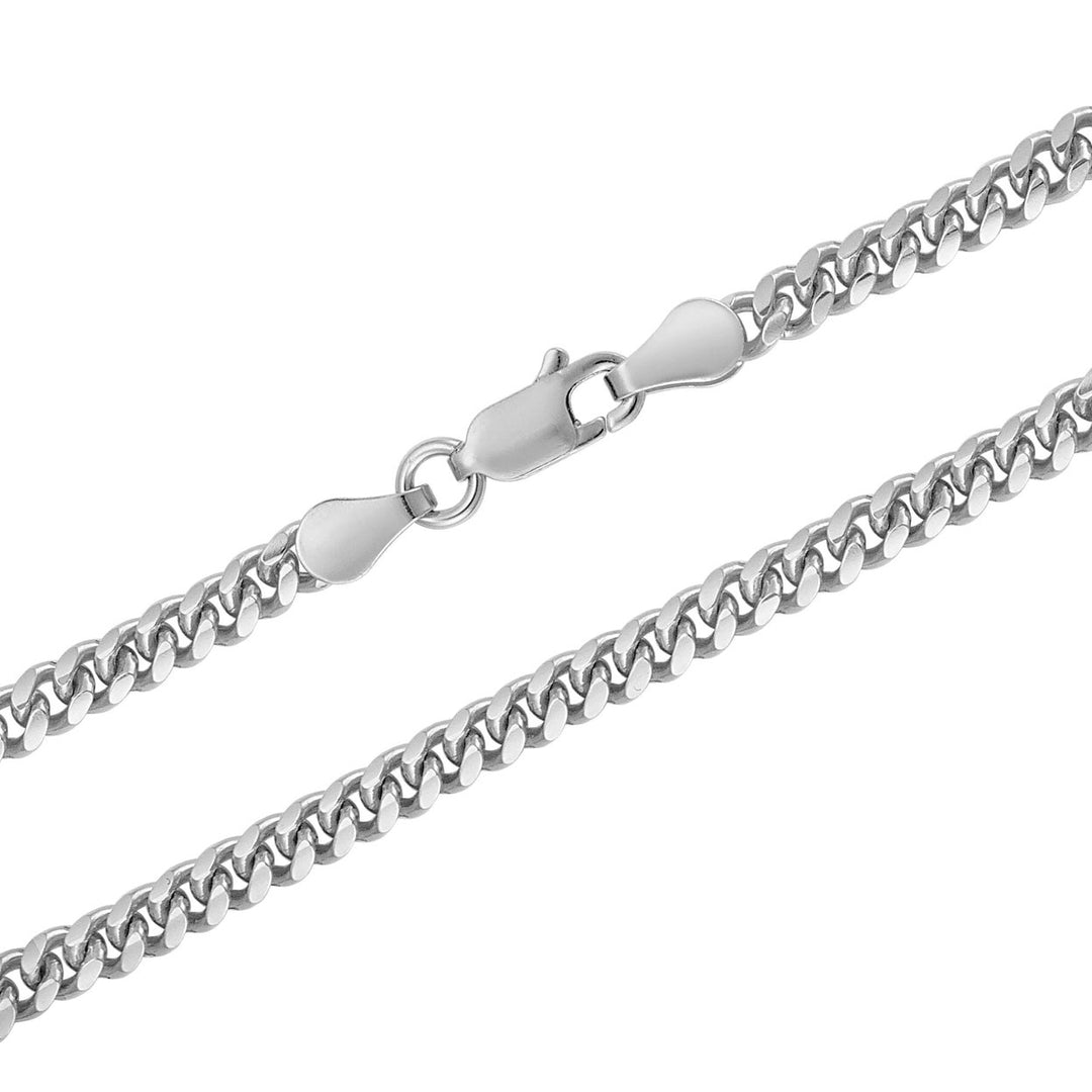 925 Sterling Silver Italian Solid 2.5mm Cuban Curb Link Chain Image 2