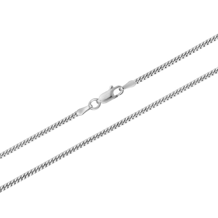 925 Sterling Silver Italian Solid 2.5mm Cuban Curb Link Chain Image 3