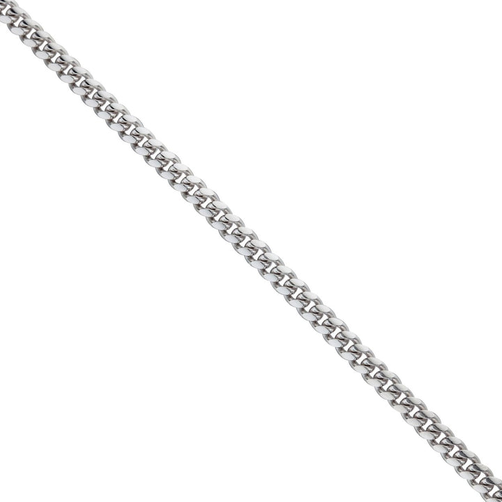 925 Sterling Silver Italian Miami Cuban Curb Link Chain Necklace Image 2