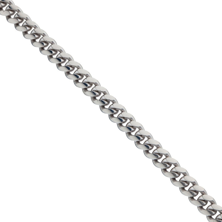 925 Sterling Silver Italian Miami Cuban Curb Link Chain Necklace Image 8