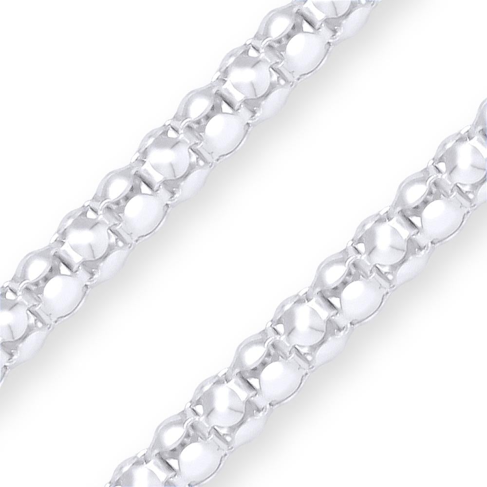 925 Sterling Silver Popcorn Chain 3mm Image 2