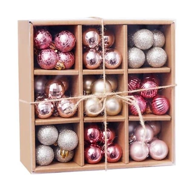 99-Piece: Christmas Balls Ornaments for Christmas Tree Gift Box Set Image 2