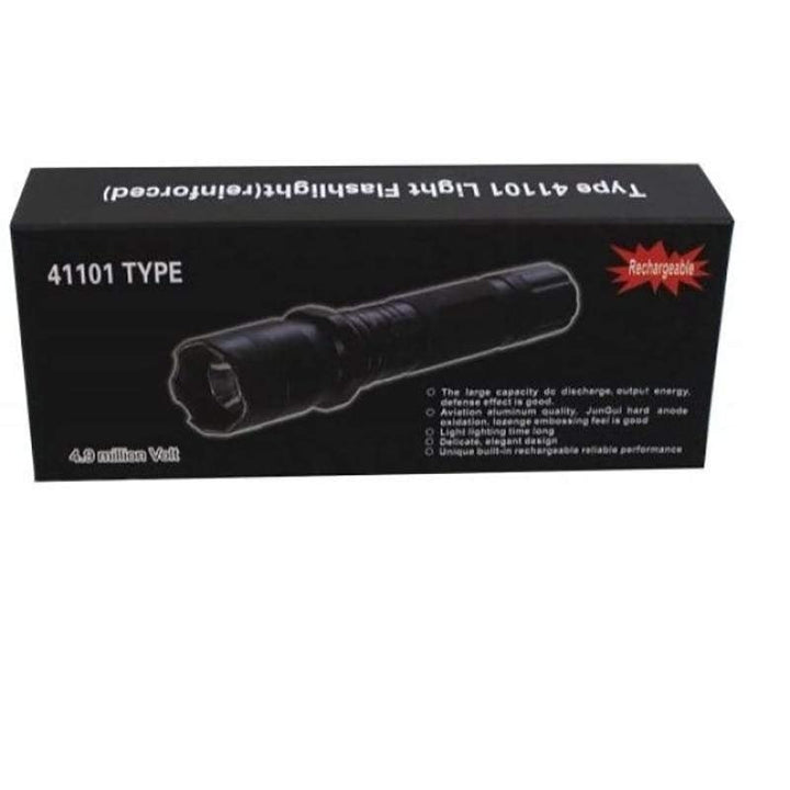 All Metal Stun Gun 4.9m Volt with LED Flashlight Image 2