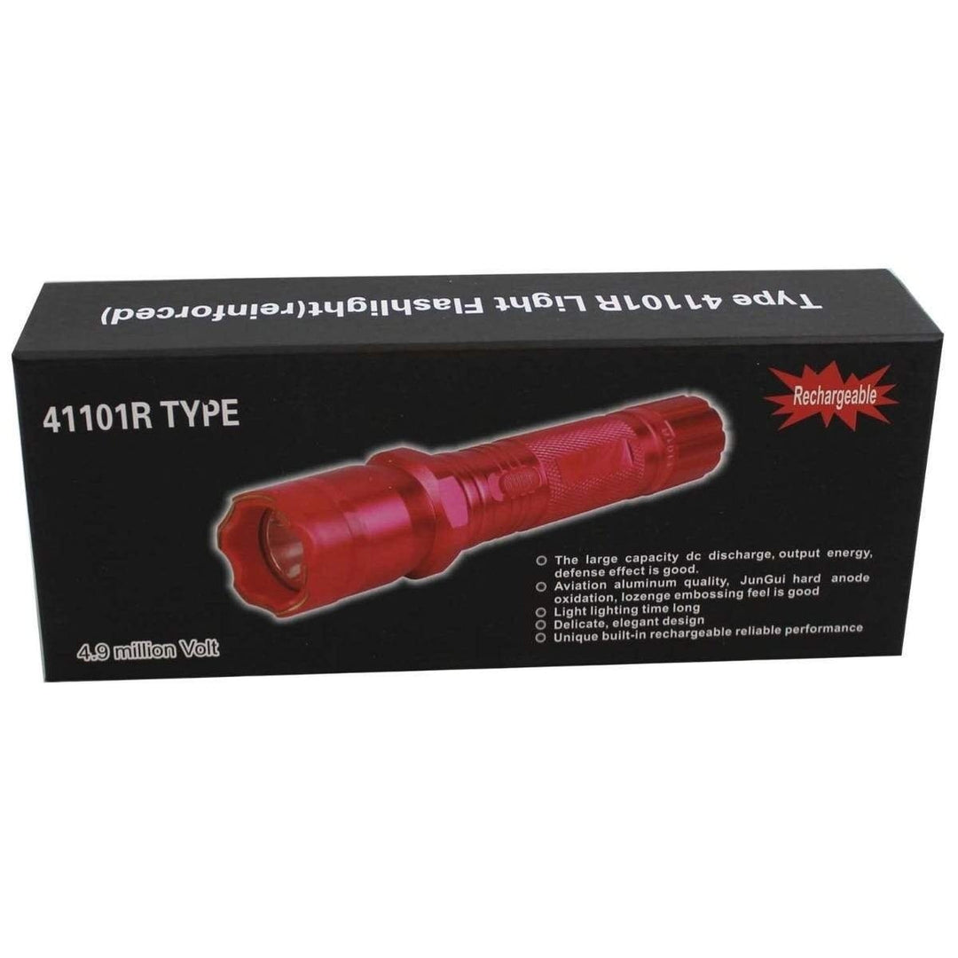 All Metal Stun Gun 4.9m Volt with LED Flashlight Image 3