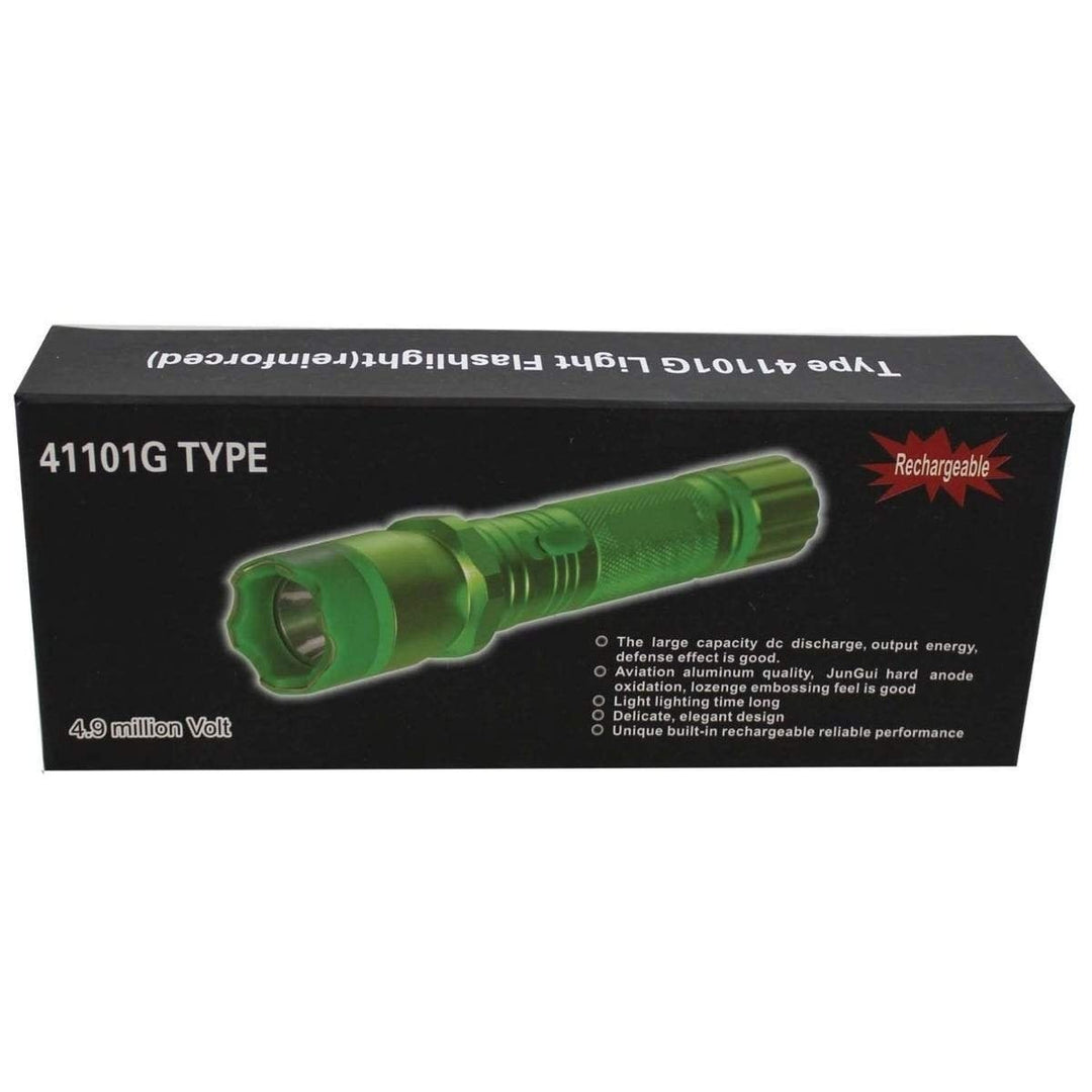 All Metal Stun Gun 4.9m Volt with LED Flashlight Image 6