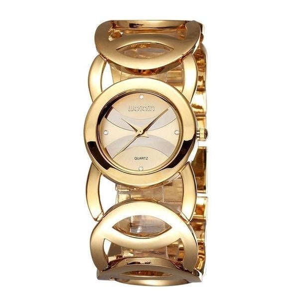 Alloy Band Rhinestone Women Watch Japan Quartz Movement Image 1