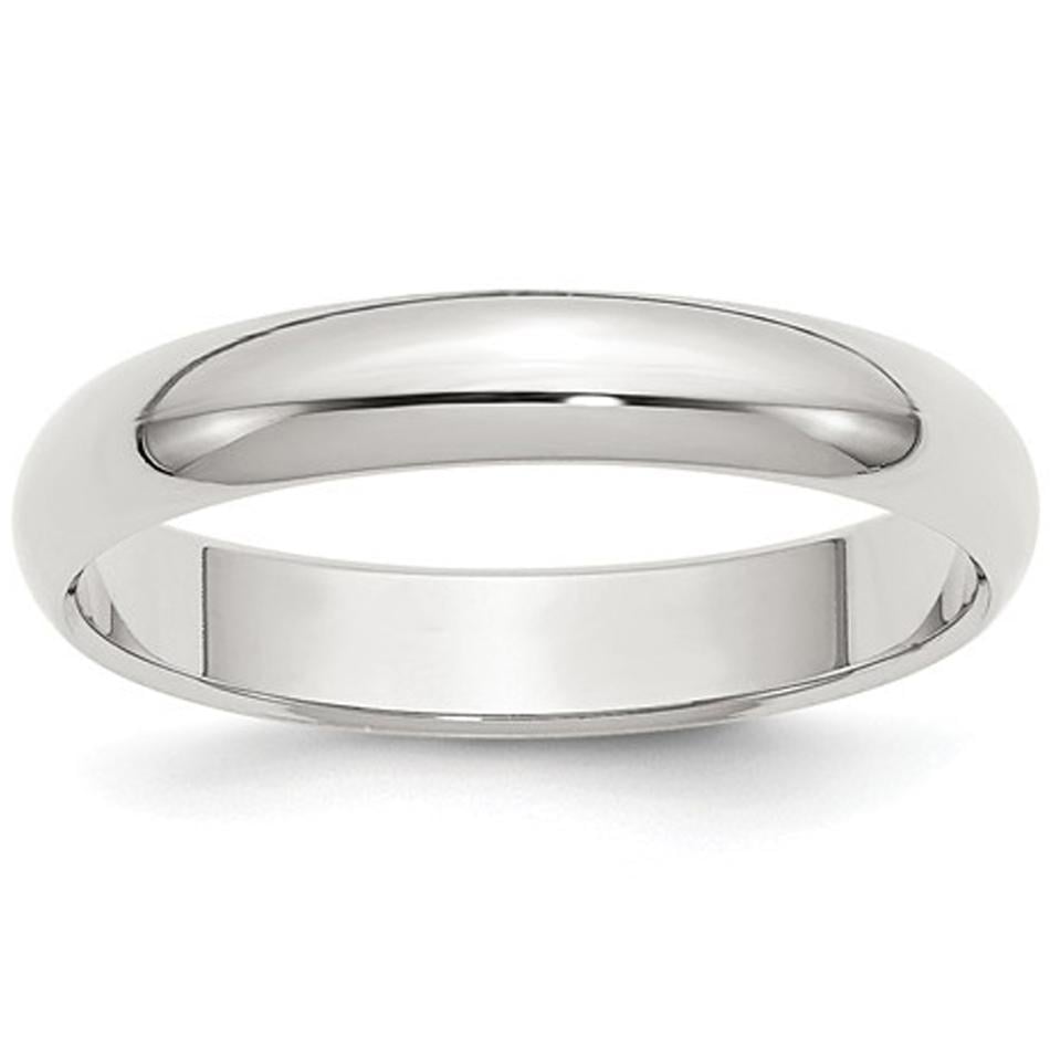 Anti-Tarnished High Polished Plain 5MM Wedding Unisex Band Image 2