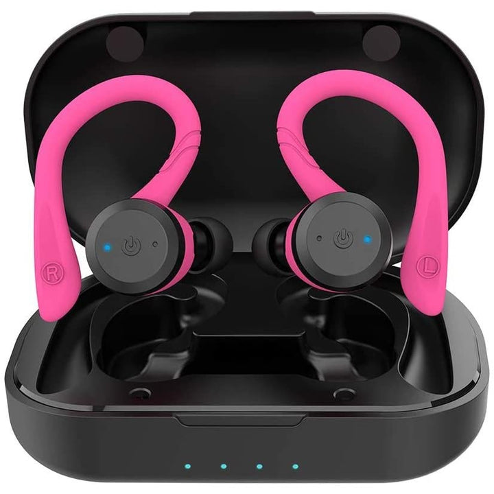 APEKX Bluetooth Headphones True Wireless Earbuds with Charging Case Image 3