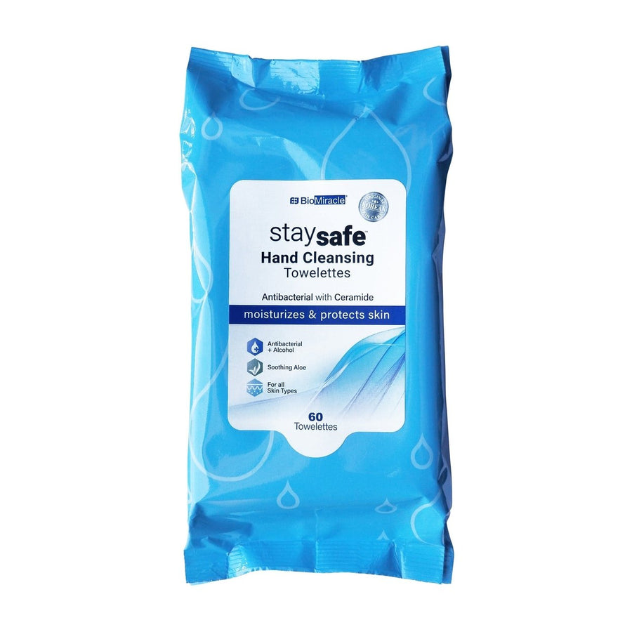 Anti-Bacterial Wipes with 62% Alcohol and Aloe Image 1