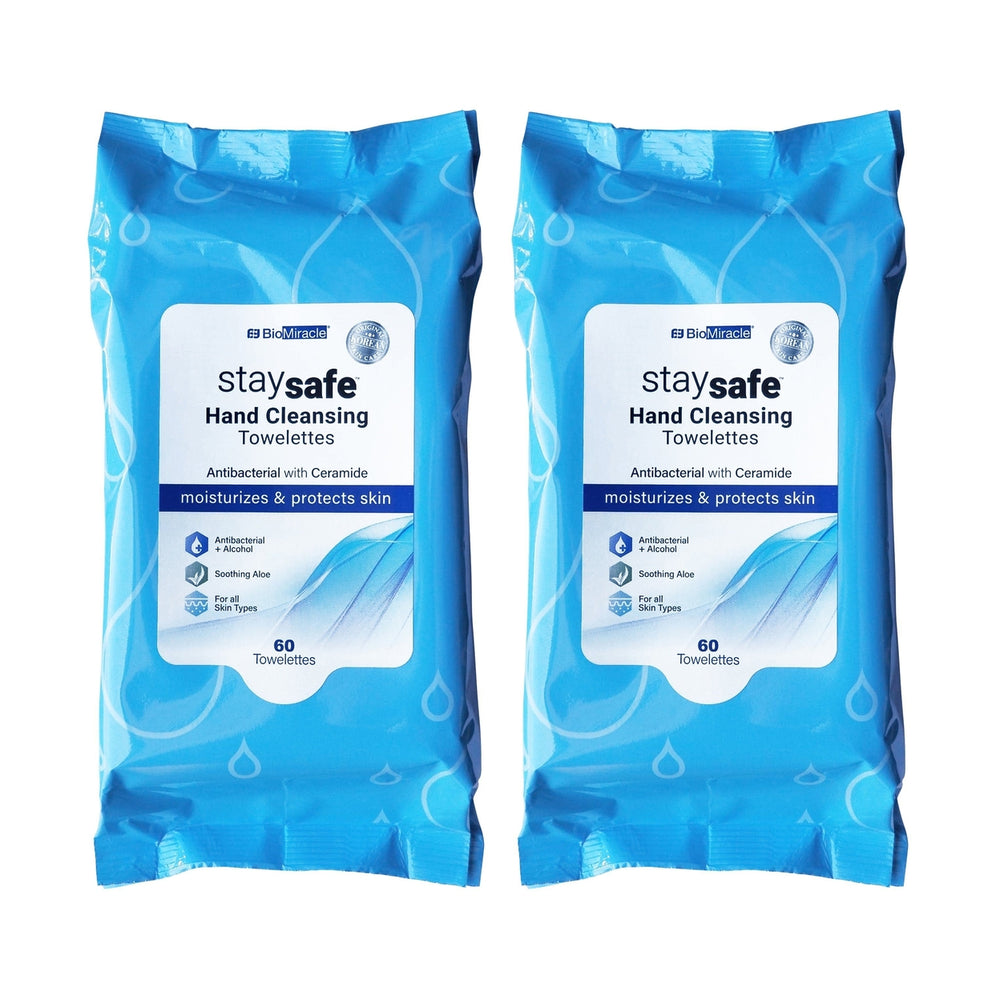 Anti-Bacterial Wipes with 62% Alcohol and Aloe Image 2