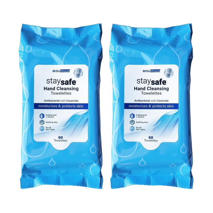 Anti-Bacterial Wipes with 62% Alcohol and Aloe Image 1