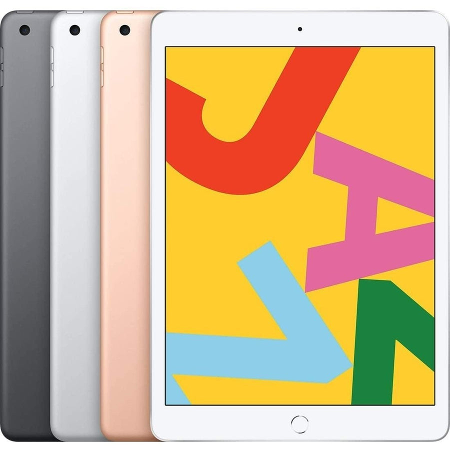 Apple iPad 7th Generation 10.2-Inch - WiFi + 4G LTE Cellular - Fully Unlocked (Refurbished) Image 1