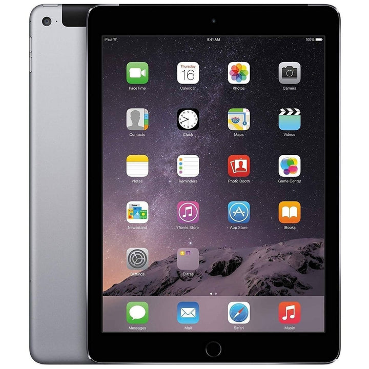 Apple iPad Air 2 Wi-Fi + Cellular 4G LTE - Fully Unlocked (Refurbished) Image 1