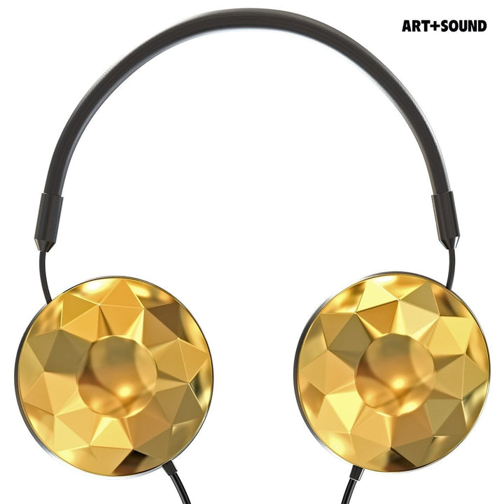 Art and Sound Faceted On-Ear Wired Headphones Image 3