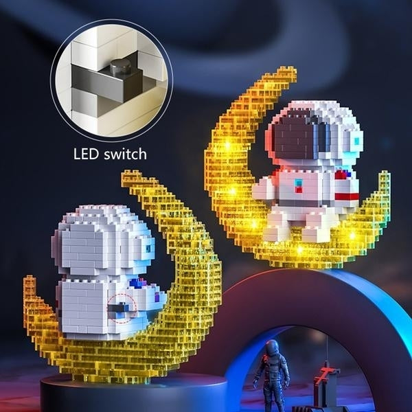 Astronaut Building Blocks LED Glowing Toys Image 6