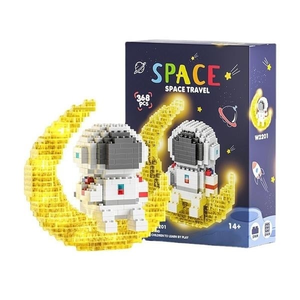 Astronaut Building Blocks LED Glowing Toys Image 9