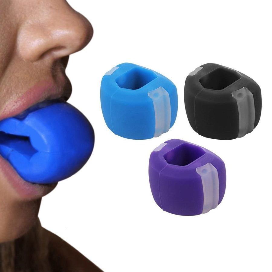 Ball Faced Jaw Face And Neck Excercizer And Jawline Shaper Enhancer Image 1