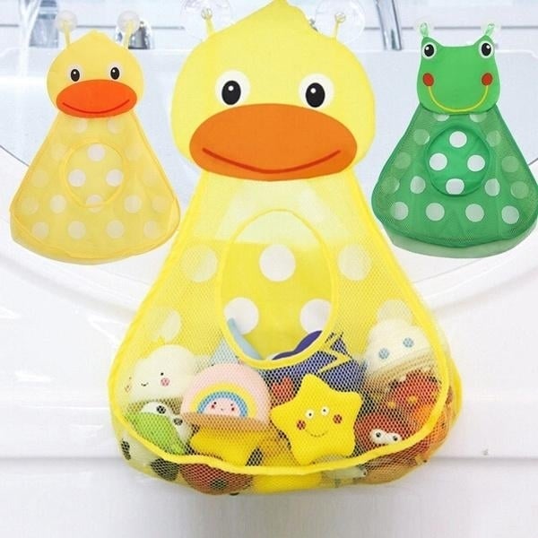 Bath Toy Organizer Net Bathtub Shower Bag Image 1