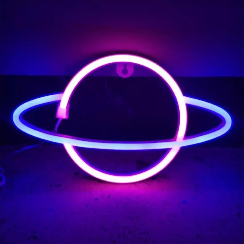 Battery USB LED Neon Light Wall Signs Night Image 2