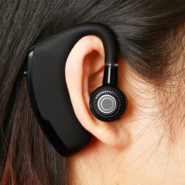 Business Wireless Bluetooth Earphone with Mic and Noise Cancellation Image 1