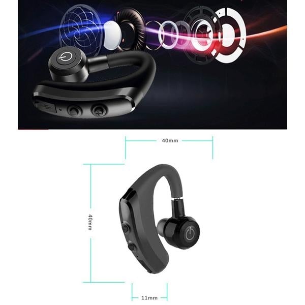 Business Wireless Bluetooth Earphone with Mic and Noise Cancellation Image 7