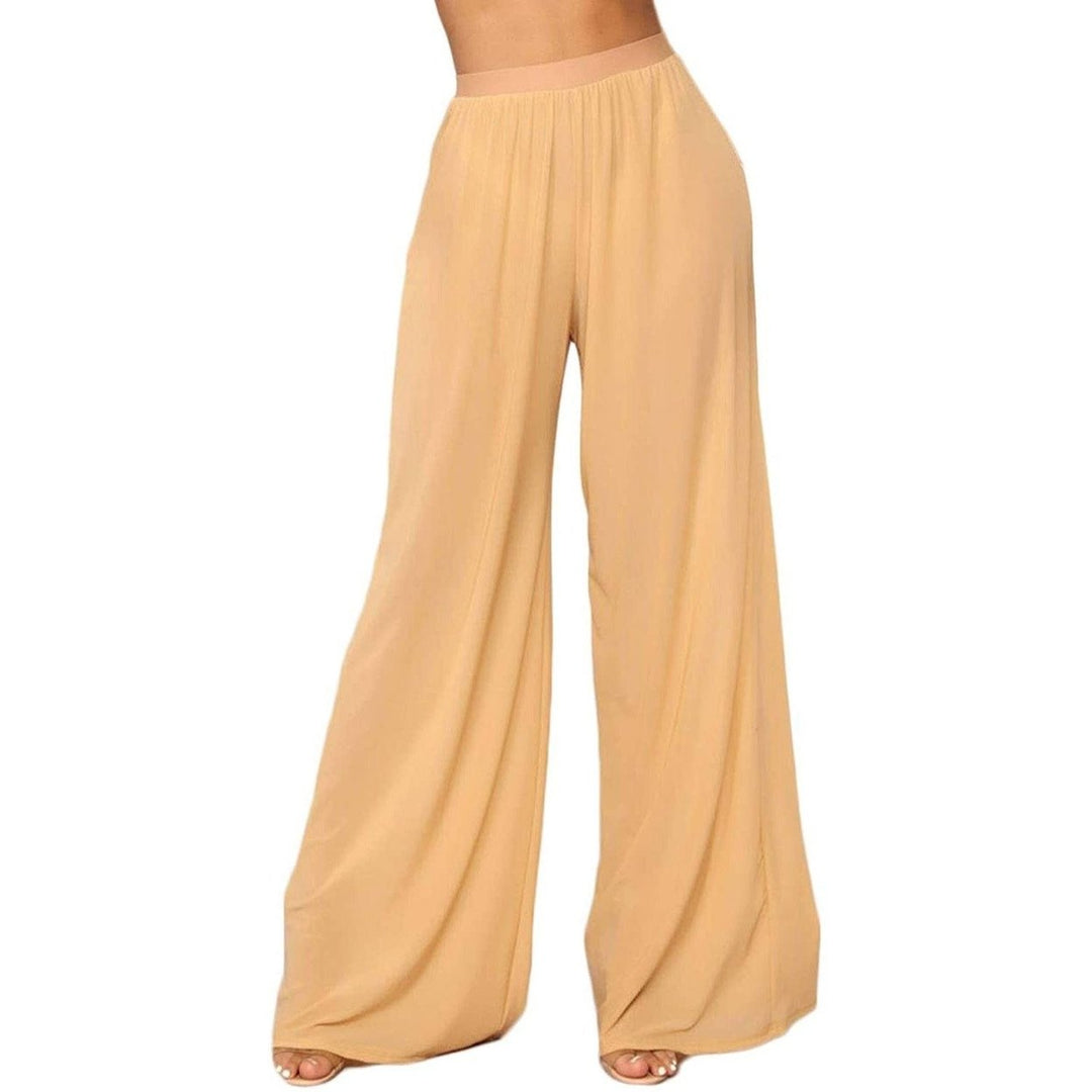 Awoscut Women See Through Sheer Mesh Pants Image 1