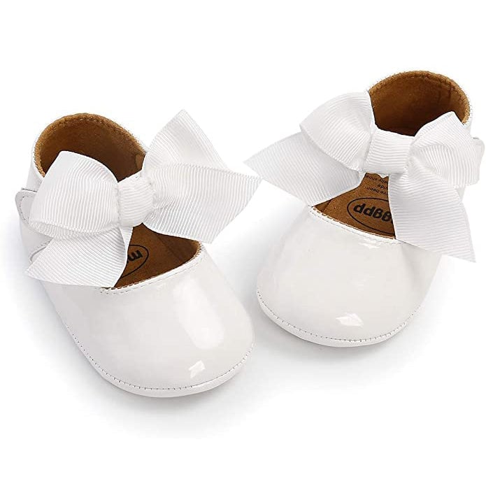 Baby Girls Flats with Bownot Image 1