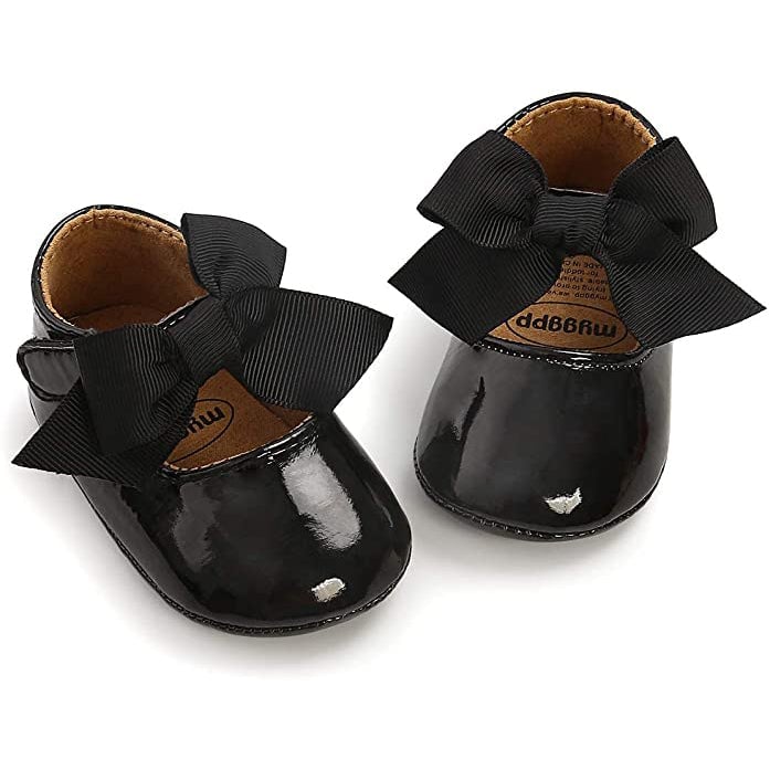 Baby Girls Flats with Bownot Image 1