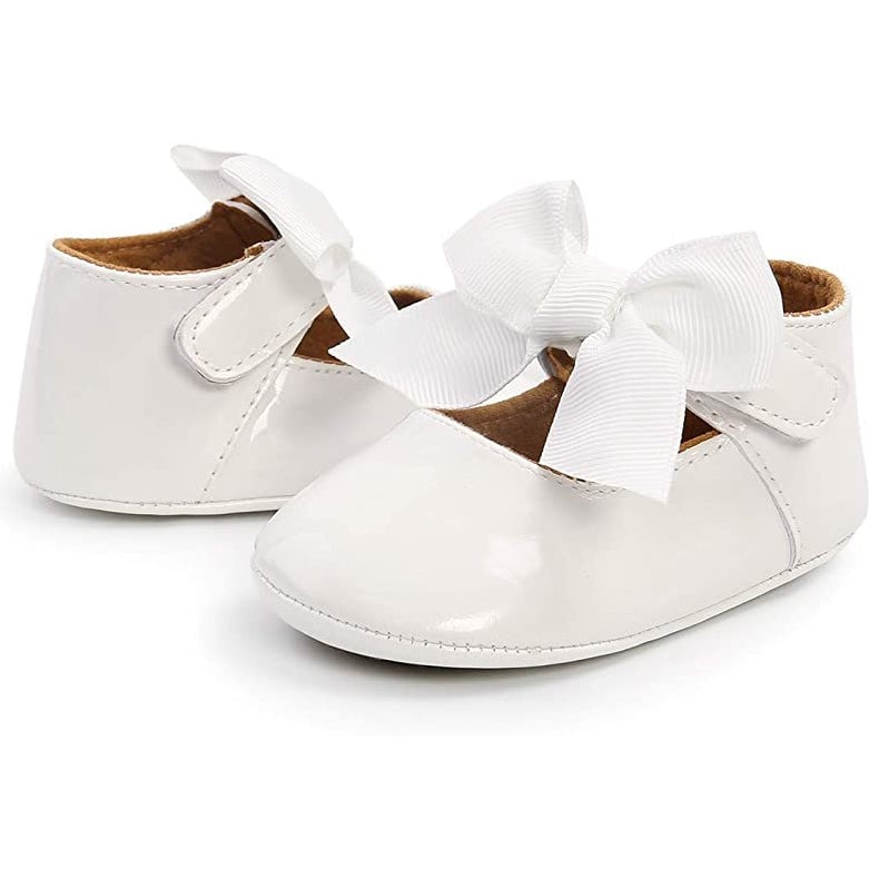 Baby Girls Flats with Bownot Image 4