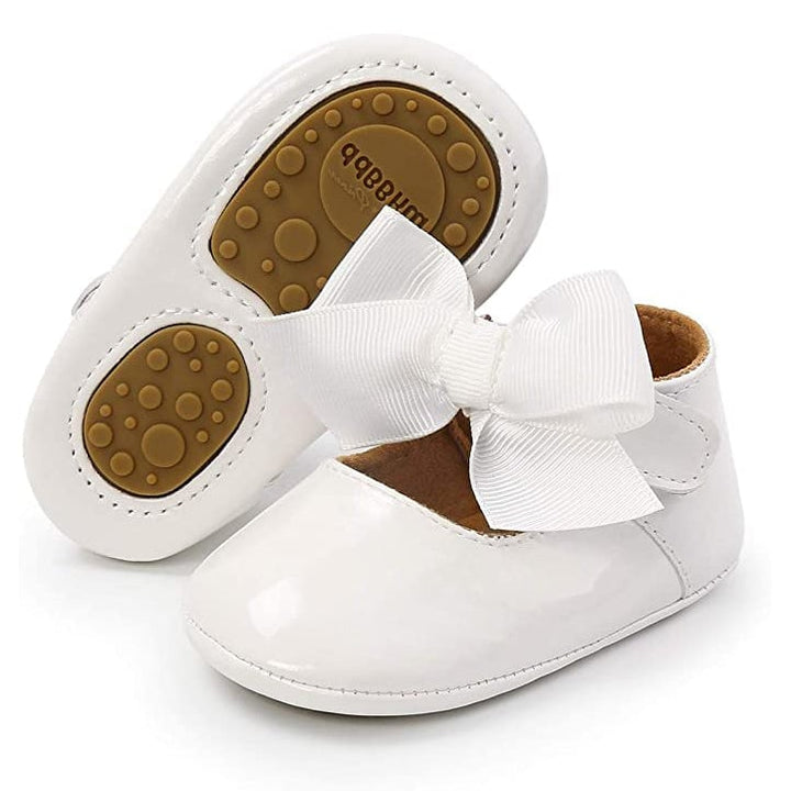 Baby Girls Flats with Bownot Image 6