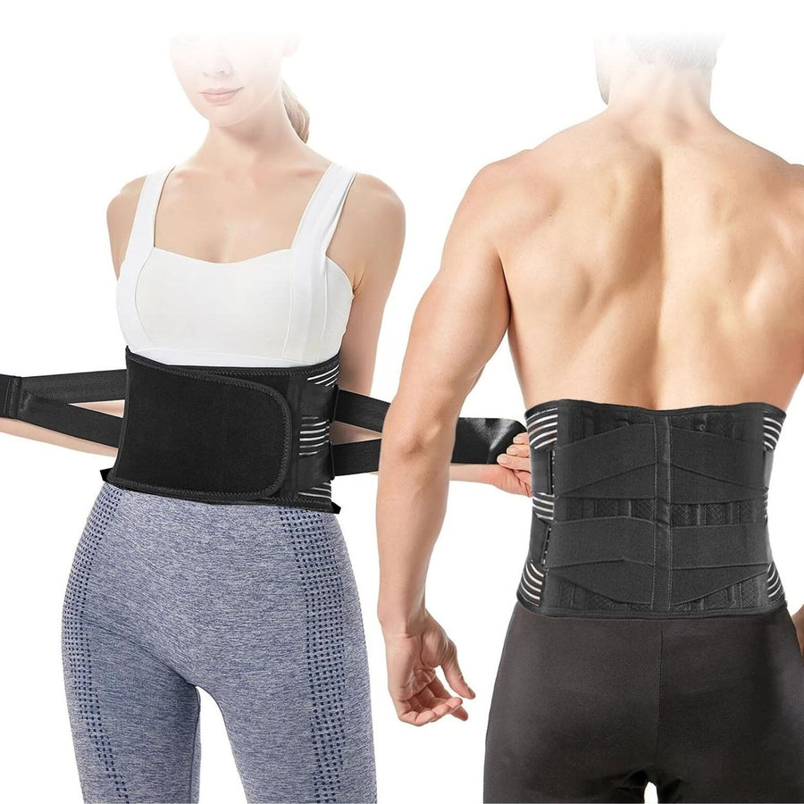 Back Support Brace Breathable Mesh Lumbar Support Belt Image 1