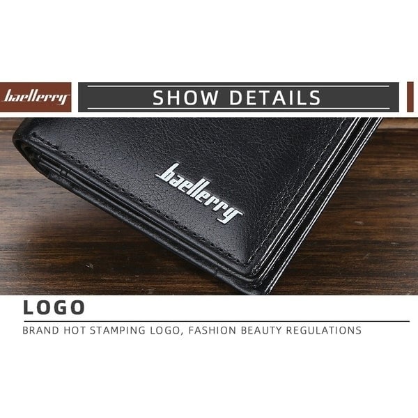 Baellerry Mens Zipper Short Fashion Wallet Image 11